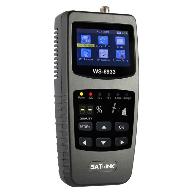 SATLINK WS6933 Portable Digital Satellite Finder Meter, 2.1 inch LCD Colour Screen, DVB-S2/S Signal Pointer My Store