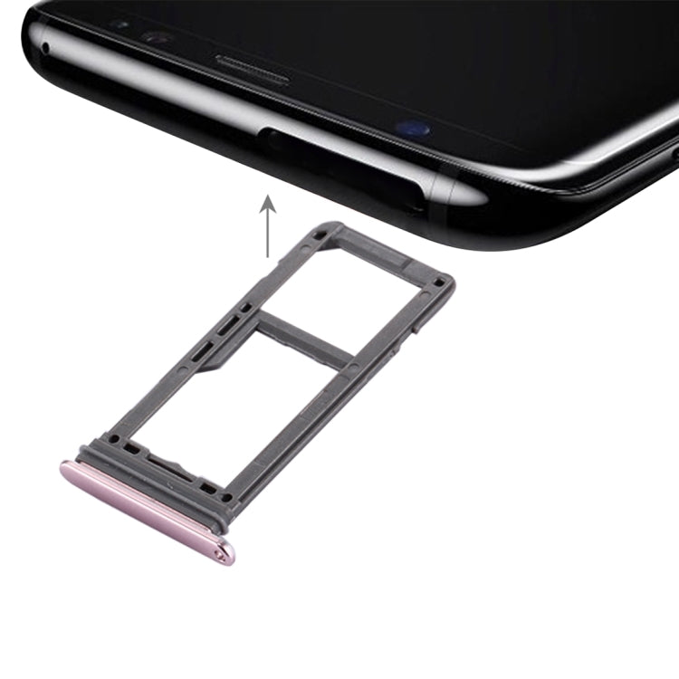 For Galaxy S8 SIM Card Tray + Micro SD Tray