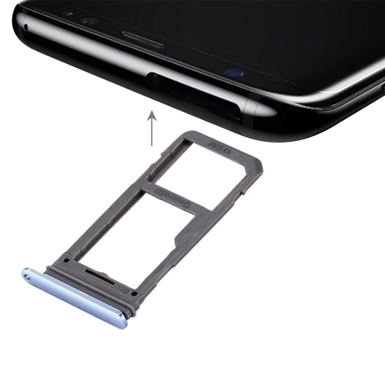 For Galaxy S8 SIM Card Tray + Micro SD Tray