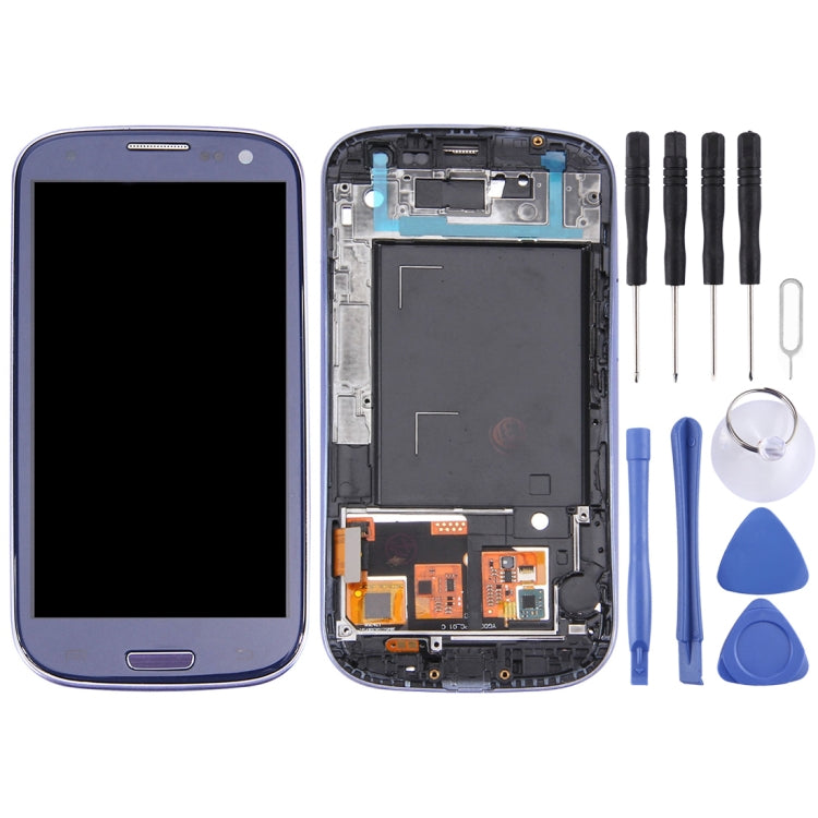 LCD Display (4.65 inch TFT) + Touch Panel with Frame for Galaxy SIII / i9300