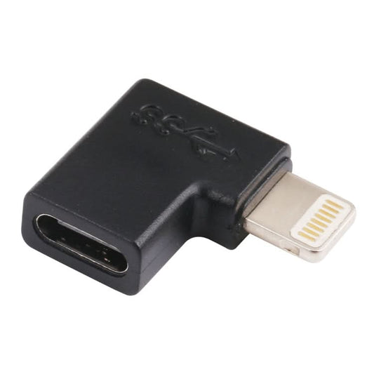 8 Pin Male to USB-C / Type-C Female Elbow Charging Adapter