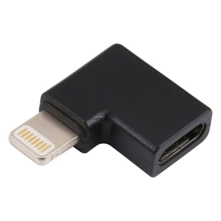 8 Pin Male to USB-C / Type-C Female Elbow Charging Adapter