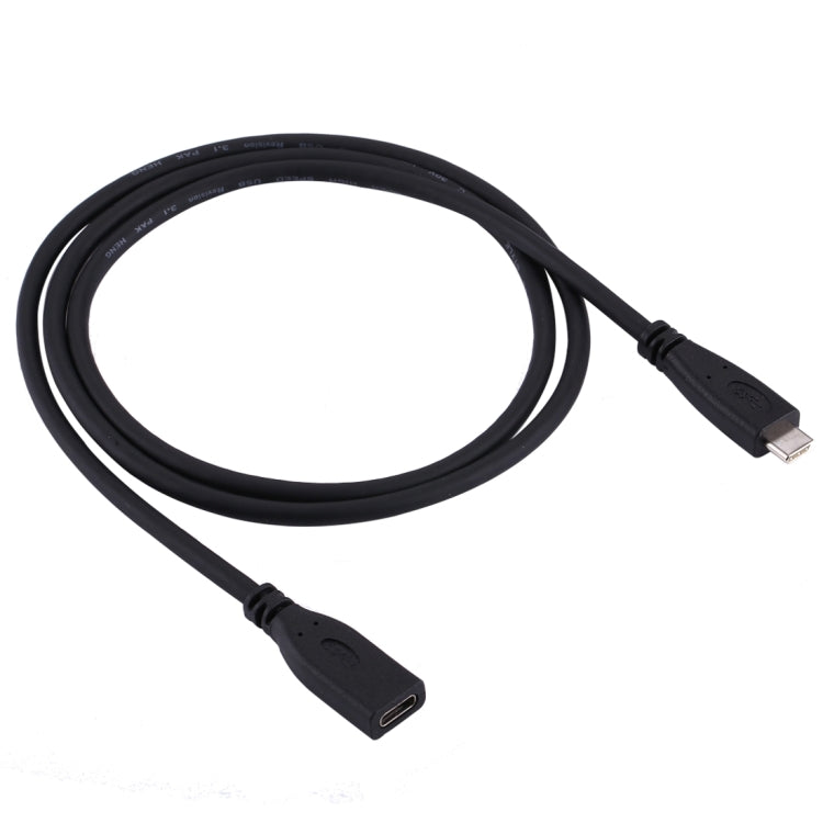 1m USB-C / Type-C 3.1 Male to USB-C / Type-C Female Connector Adapter Cable