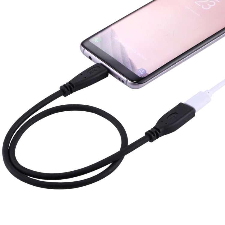 50cm USB-C / Type-C 3.1 Male to USB-C / Type-C Female Connector Adapter Cable My Store