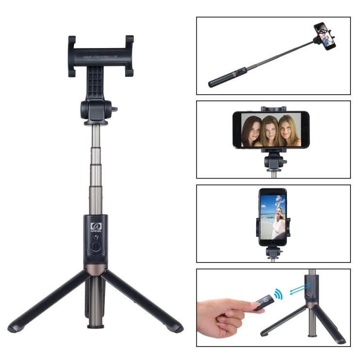 APEXEL APL-D3 Universal Live Broadcast Multifunctional Aluminum Alloy Bluetooth Selfie Stick with Tripod My Store