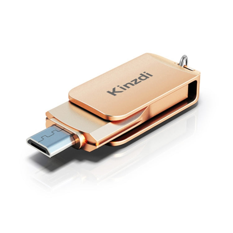 Kinzdi 128GB USB + Type-C Interface Metal Twister Flash Disk V8 My Store