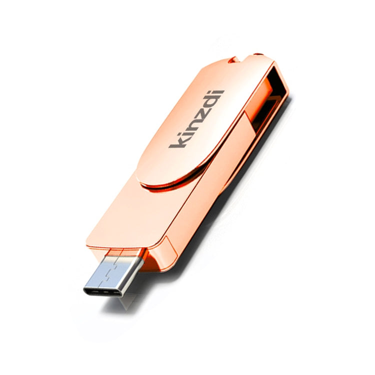 Kinzdi 128GB USB 3.0 + Type-C 3.0 Interface Metal Twister Flash Disk V11 My Store