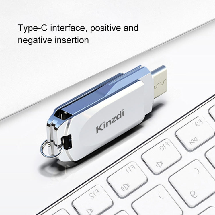 Kinzdi 32GB USB + Type-C Interface Metal Twister Flash Disk V10 My Store