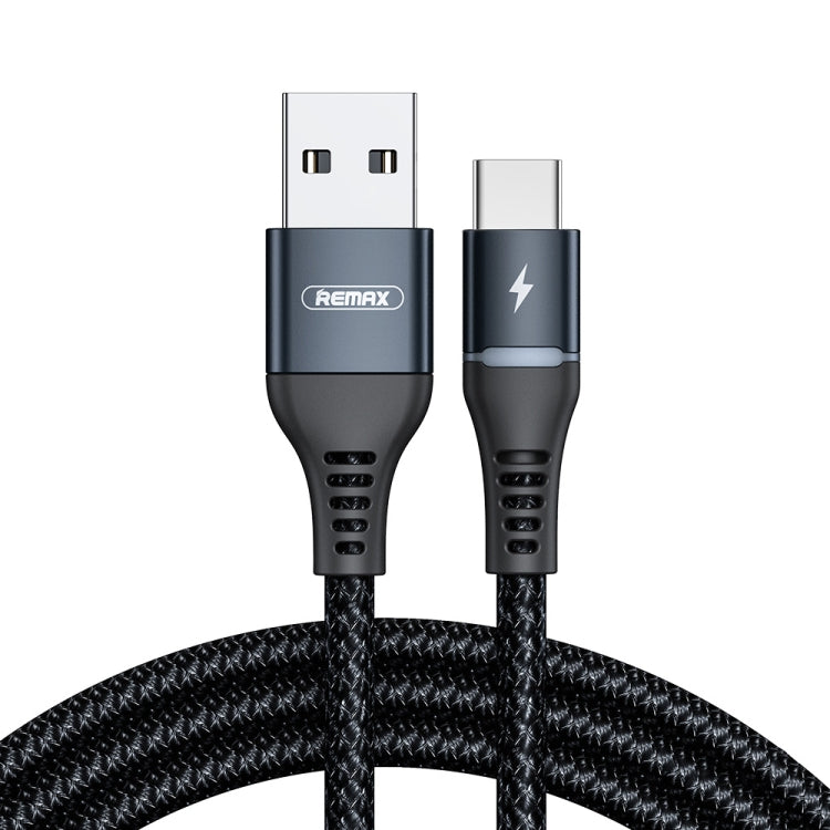 REMAX RC-152A 1m 2.4A USB to USB-C / Type-C Colorful Breathing Data Cable My Store