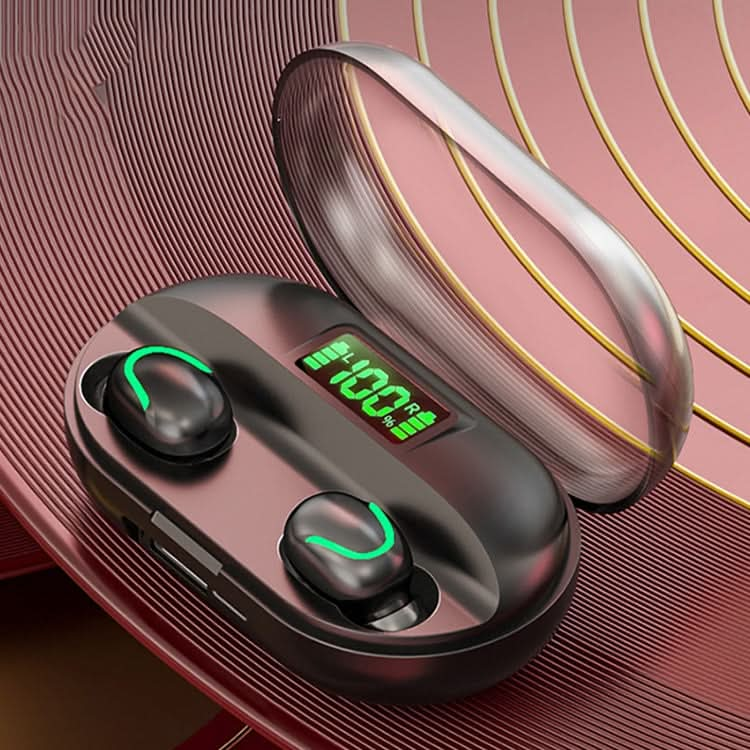 T2 Bluetooth 5.0 TWS Touch Digital Display True Wireless Bluetooth Earphone with Charging Box