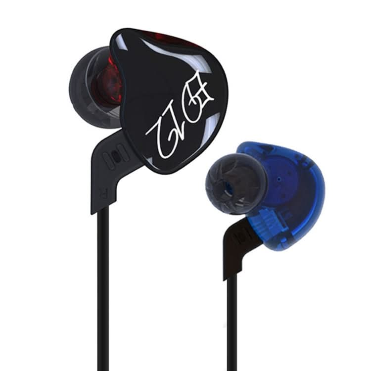 KZ ED12 Standard Version 3.5mm Jack Hanging Ear Sports In-Ear Wired Earphone, Cable Length: 1.2m