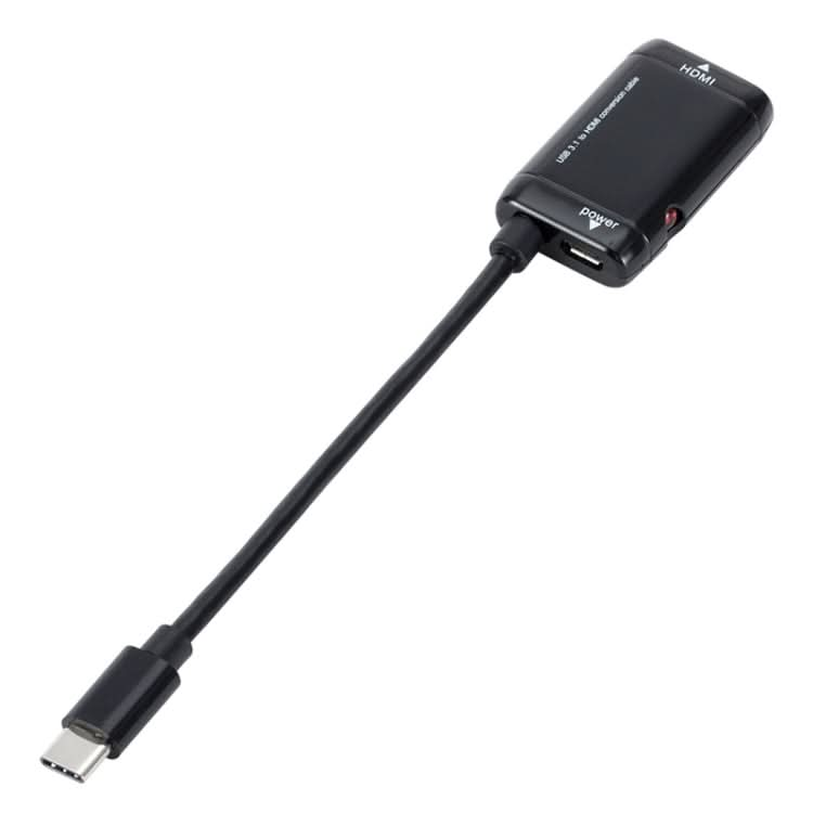 USB-C / Type-C 3.1 (MHL) to 1080P HD HDMI Video Adapter Cable, Length: 12cm My Store