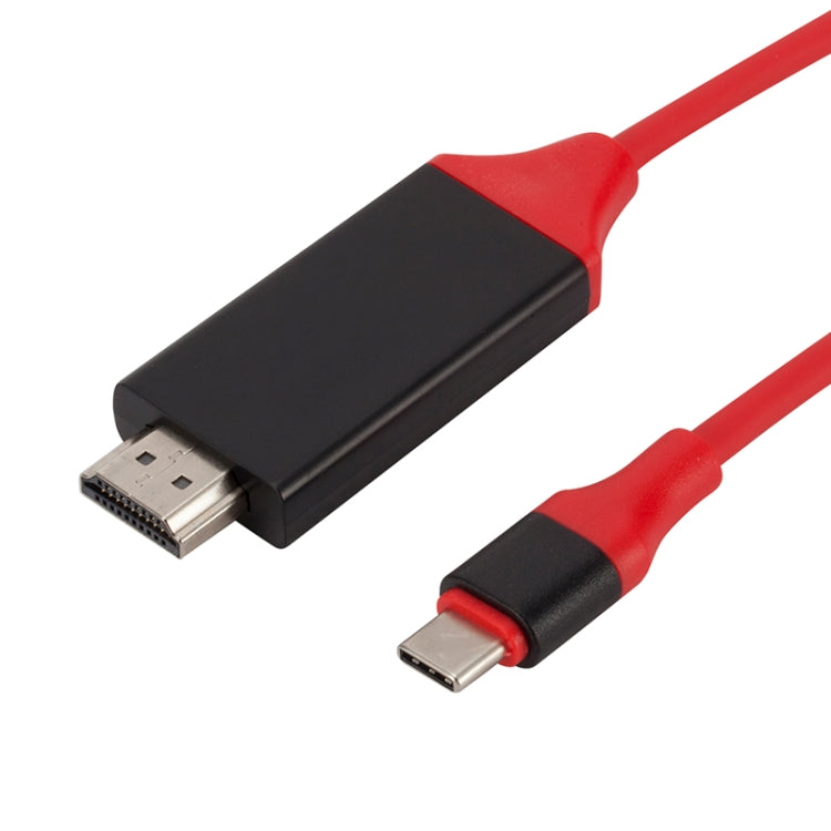 USB-C / Type-C 3.1 to 4K HD HDMI Plastic Video Cable, Length: 2m