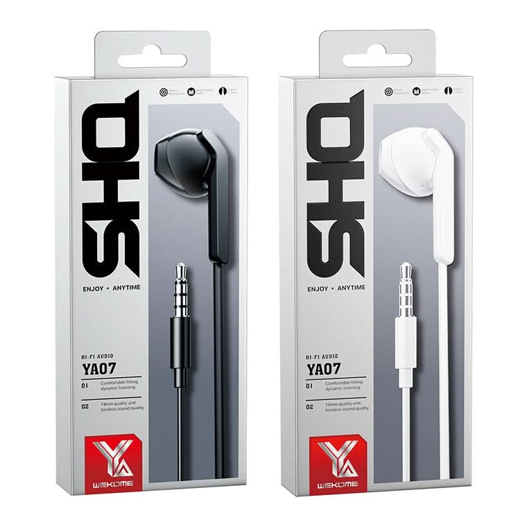 WK SHQ Series YA07 3.5mm Music Call Wired Earphone