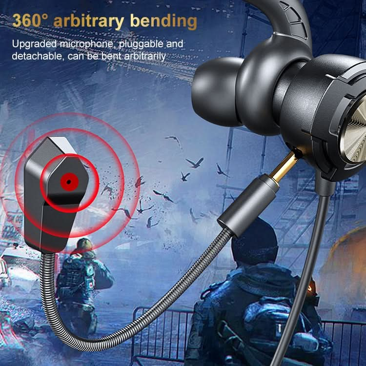 WK Assaulter Game Series YB01 3.5mm In-ear Wired Earphone