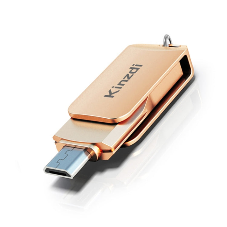 Kinzdi 32GB USB + Type-C Interface Metal Twister Flash Disk V8