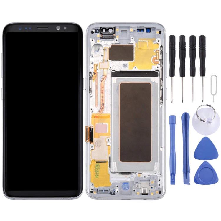 Original LCD Screen + Original Touch Panel with Frame for Galaxy S8 / G950 / G950F / G950FD / G950U / G950A / G950P / G950T / G950V / G950R4 / G950W / G9500