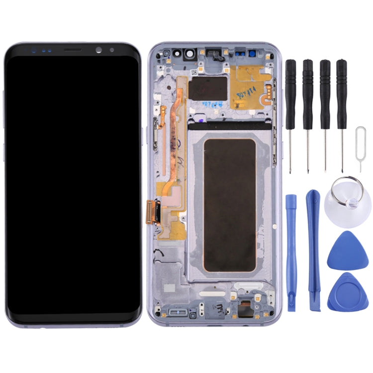 Original LCD Screen + Original Touch Panel with Frame for Galaxy S8+ / G955 / G955F / G955FD / G955U / G955A / G955P / G955T / G955V / G955R4 / G955W / G9550