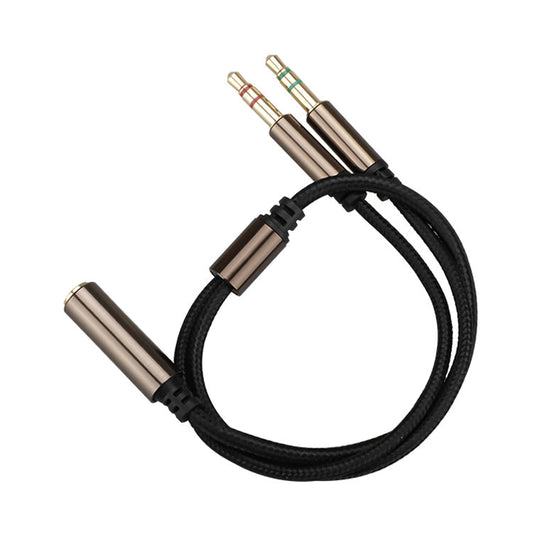 ZS0135 For SteelSeries Arctis 3 / 5 / 7 3.5mm Female to Dual 3.5mm Male Earphone Adapter Cable, Cable Length: 30cm My Store