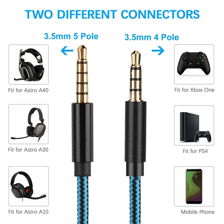 ZS0162 Straight Version Gaming Headset Audio Cable for Logitech Astro A10 A40 A30 My Store