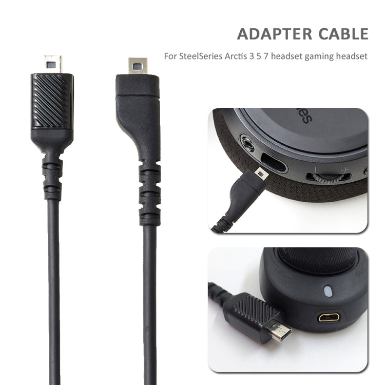 ZS0167 Sound Card Connecting Cable + Adapter Cable for Steelseries Arctis 3 5 7 Headphones My Store