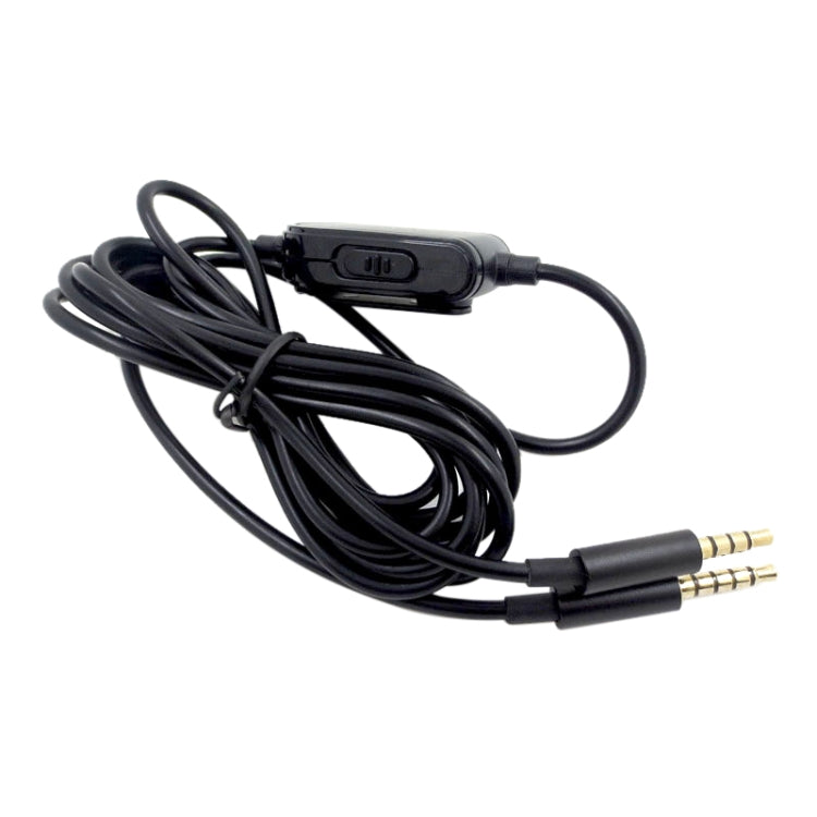 ZS0086 Volume Control Version Gaming Headphone Audio Cable for Logitech Astro A10 A40 A30