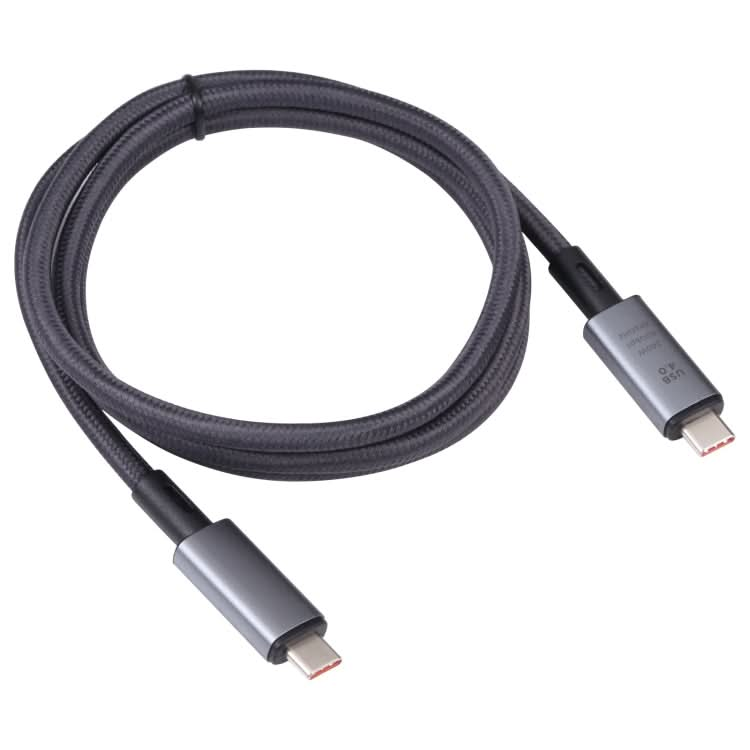 40Gbps 8K USB-C/Type-C to USB-C/Type-C Video Cable Compatible with USB 4, Length: 1m