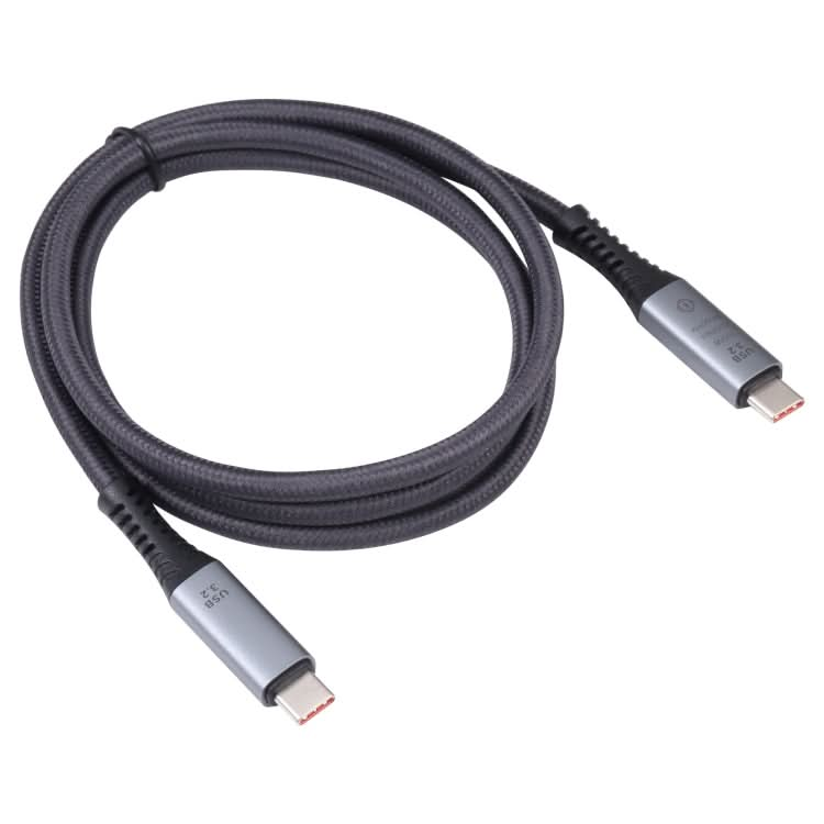 10Gbps 8K USB-C/Type-C to USB-C/Type-C Digital Video Cable Compatible with USB 3.2, Length: 1m