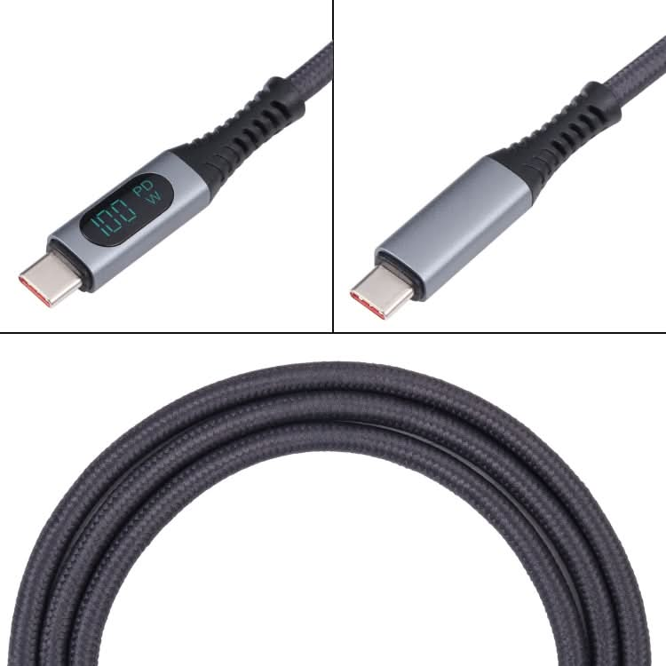 10Gbps 8K USB-C/Type-C to USB-C/Type-C Digital Video Cable Compatible with USB 3.2, Length: 1m