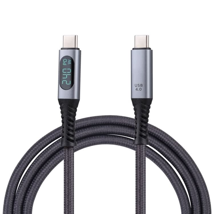 40Gbps 8K USB-C/Type-C to USB-C/Type-C Digital Video Cable Compatible with USB 4, Length: 1m