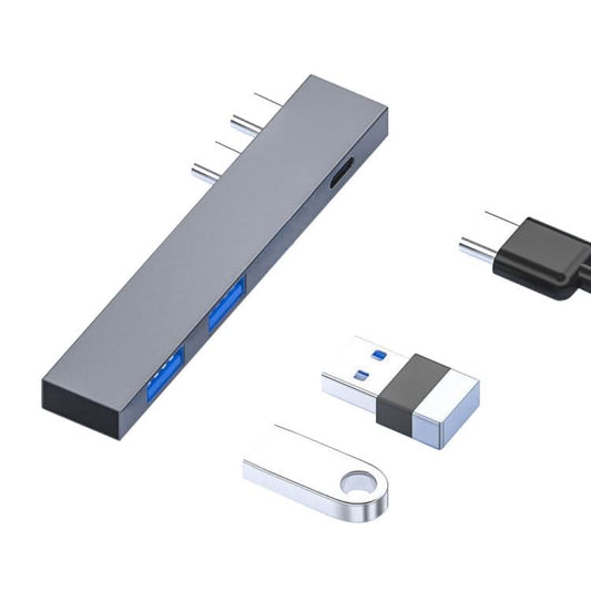 For MacBook Pro 819B Dual USB-C/Type-C Male to Dual USB+USB-C/Type-C Female Adapter