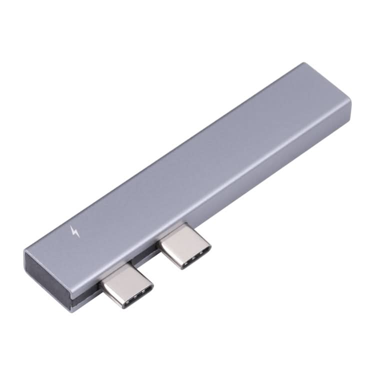 For MacBook Pro 819B Dual USB-C/Type-C Male to Dual USB+USB-C/Type-C Female Adapter