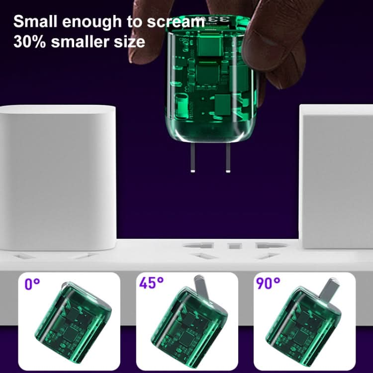 WEKOME WP-U115 33W USB+Type Dual Port GaN Fast Charger