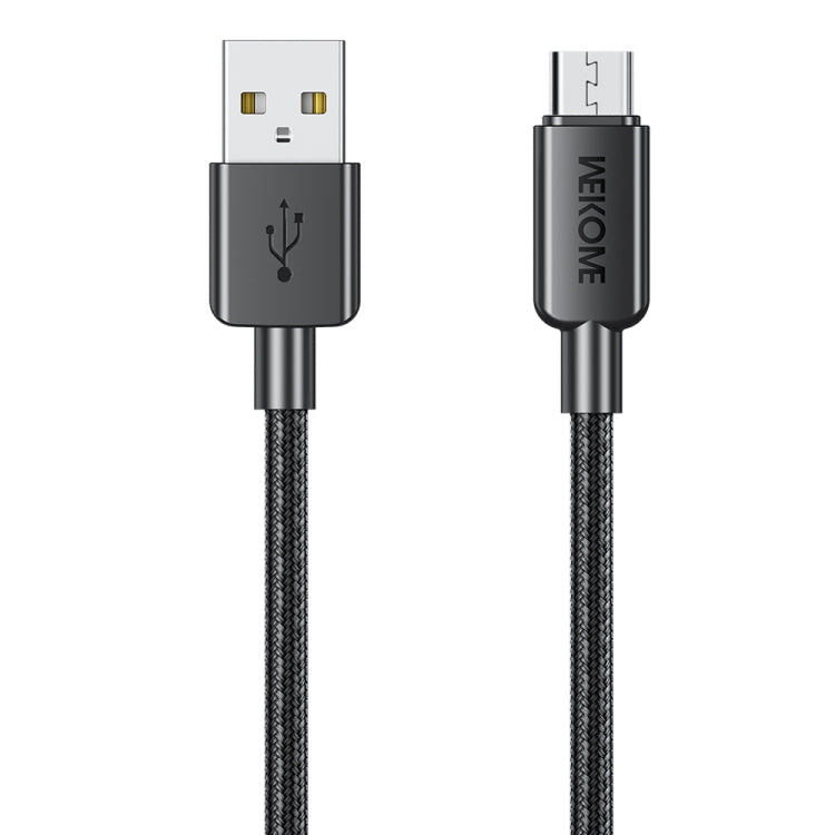 WEKOME WDC-03 Tidal Energy Series 3A USB to Micro USB Braided Data Cable, Length: 1m