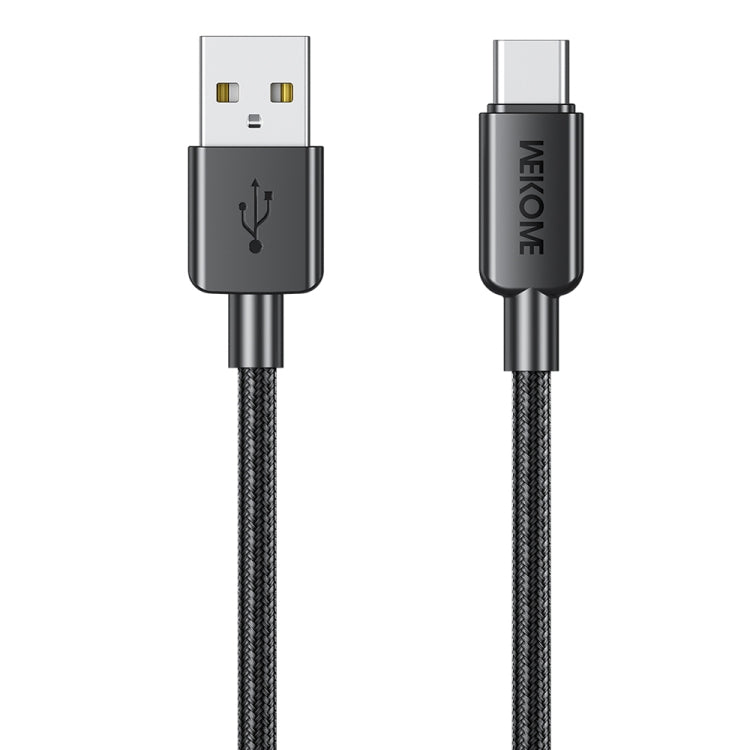 WEKOME WDC-03 Tidal Energy Series 6A USB to USB-C/Type-C Braided Data Cable, Length: 1m My Store