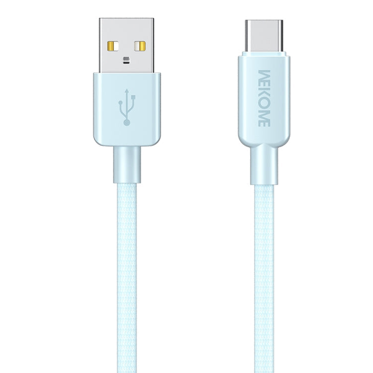 WEKOME WDC-03 Tidal Energy Series 6A USB to USB-C/Type-C Braided Data Cable, Length: 1m My Store