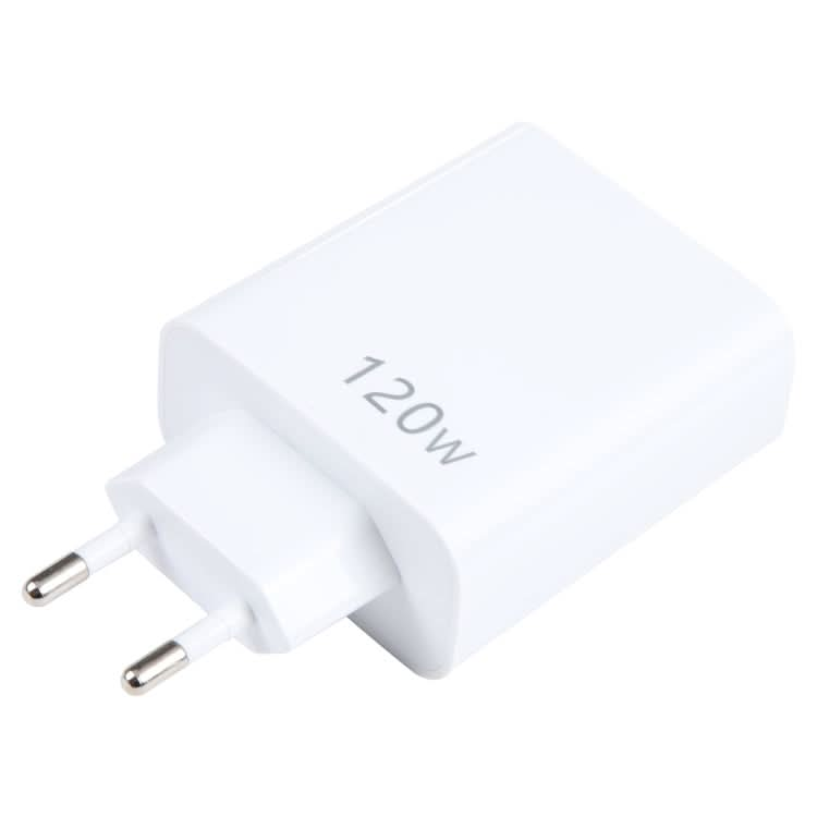 120W Dual PD Type-C + 3 x USB Multi Port Charger, EU Plug