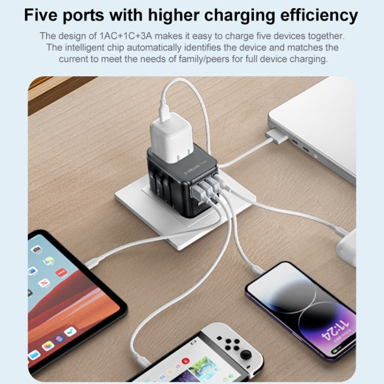 MOMAX UA12 1-World 17W Global Travel Fast Charger Power Adapter Reluova