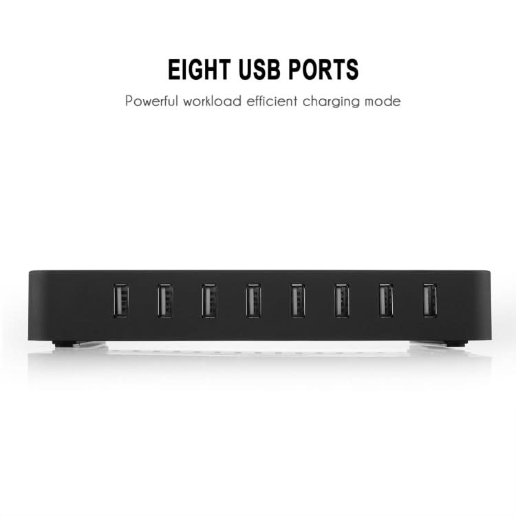 LMH-PW006 Multi-function 96W DC5V/19.2A (Max) Output 8 Ports USB Detachable Charging Station Smart Charger