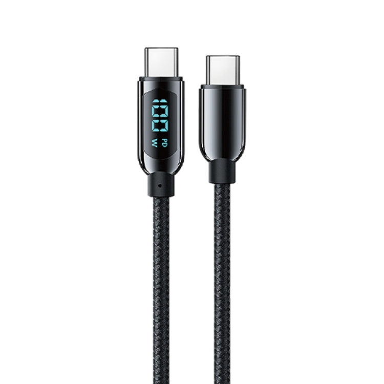 Mutural Li-CC002 1.2m 100W Digital Display USB-C / Type-C to Type-C Charging Data Cable