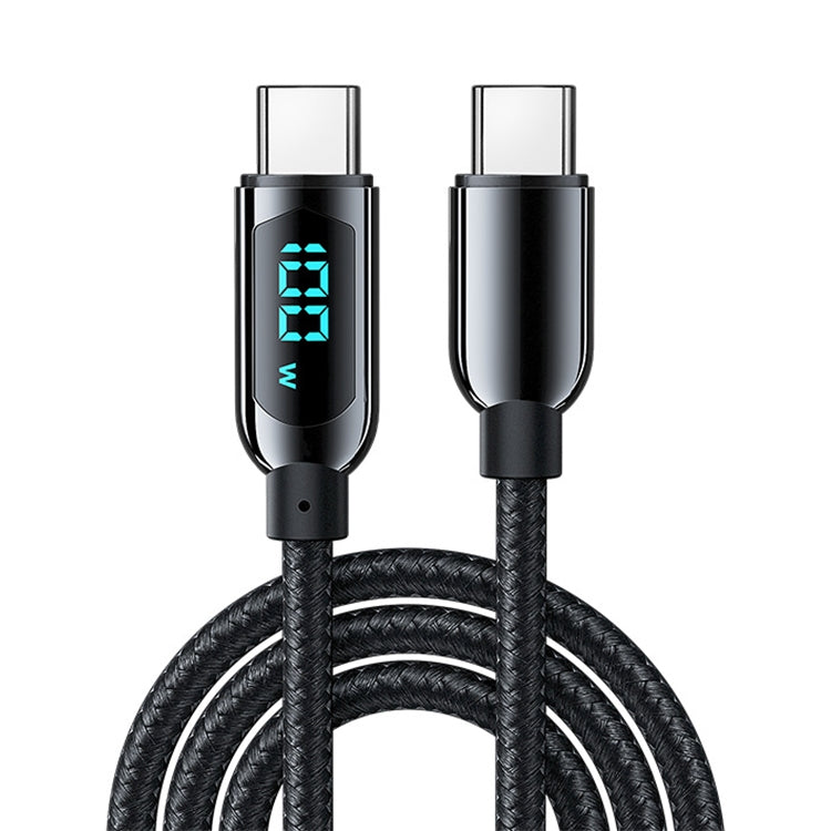 Mutural Li-CC002 1.2m 100W Digital Display USB-C / Type-C to Type-C Charging Data Cable