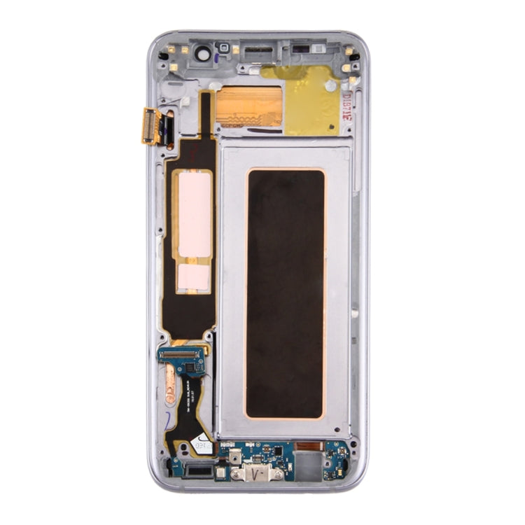 Original LCD Screen and Digitizer Full Assembly with Frame & Charging Port Board & Volume Button & Power Button for Galaxy S7 Edge / G9350 My Store