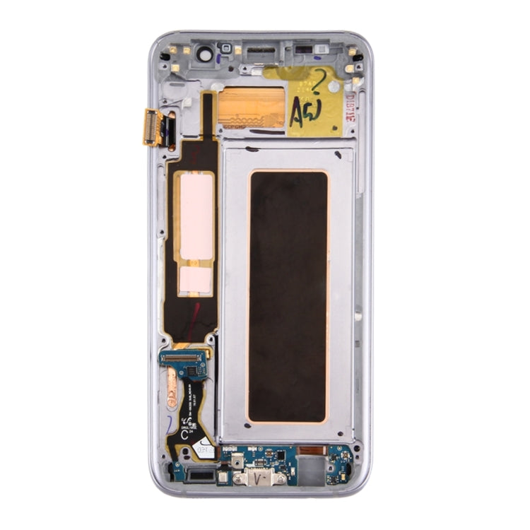 Original LCD Screen and Digitizer Full Assembly with Frame & Charging Port Board & Volume Button & Power Button for Galaxy S7 Edge / G935F