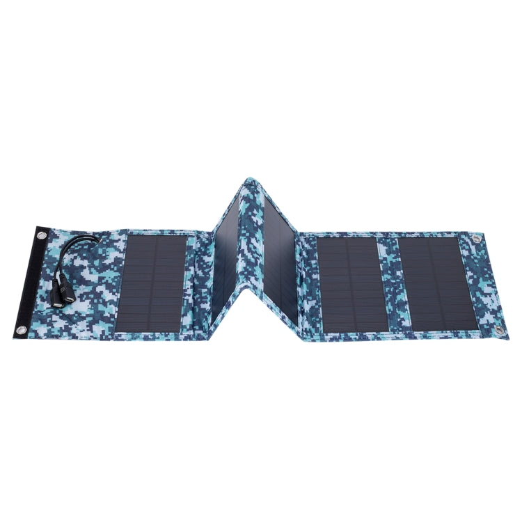 10W Monocrystalline Silicon Foldable Solar Panel Outdoor Charger with 5V Dual USB Ports