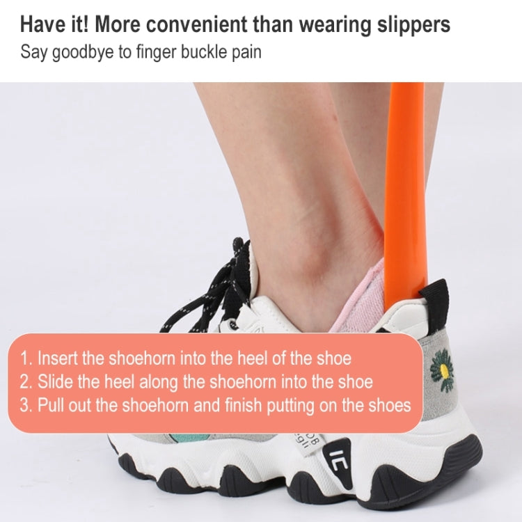 018 Plastic Handle Shoe Puller Elderly Pregnant Women Wear Shoes Assist Device, Color Random Delivery