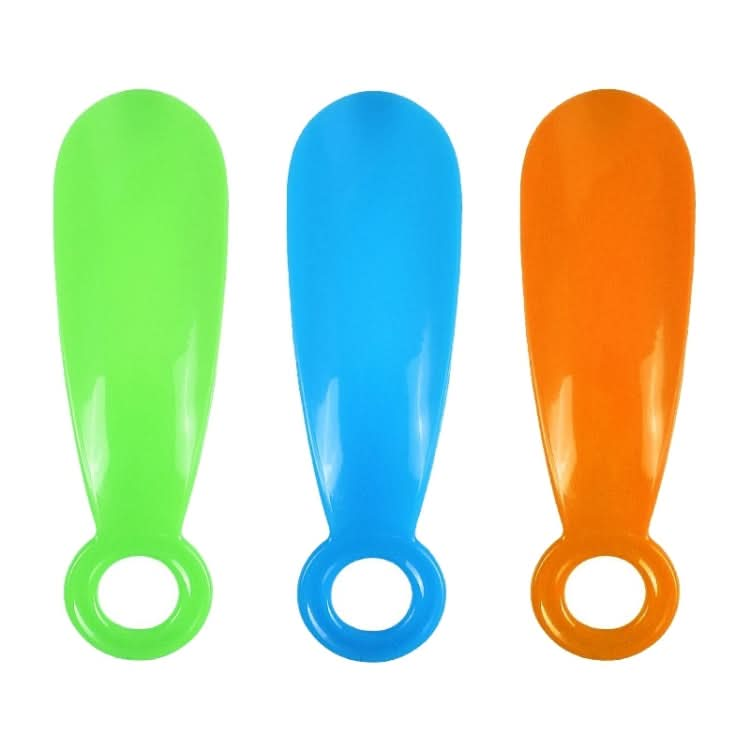 5 PCS 019 Plastic Shoehorn Household Shoes Auxiliary Shoe Puller, Specification: Circle, Color Random Delivery-Reluova