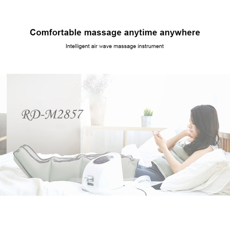 RD-M2857 Single Hand Airbag All-inclusive Intelligent Air Wave Pressure Massager with Host, Support Timing / Positioning Massage & 10 Kinds of Adjustable Force, US Plug or EU Plug