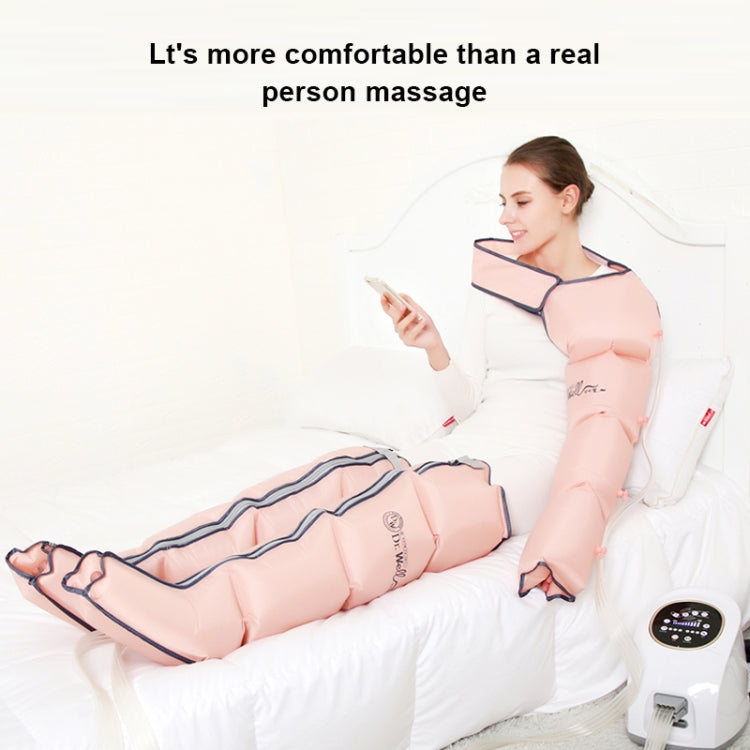 RD-M2857 Legs Airbag All-inclusive Intelligent Air Wave Pressure Massager with Host, Support Timing / Positioning Massage & 10 Kinds of Adjustable Force, US Plug or EU Plug