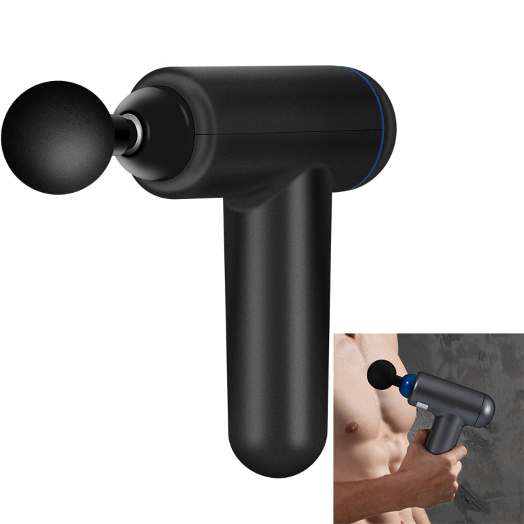 6 Gears Mini Fascia Gun Massage Gun Electric Fitness Massager, Specification: Key File, Without Bag-Reluova