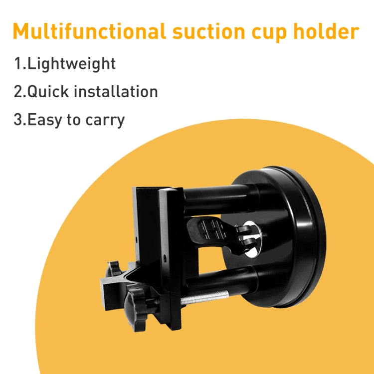 T168 Fascia Gun Aluminium Alloy Bracket Suction Cup Fixed Mount Holder Reluova